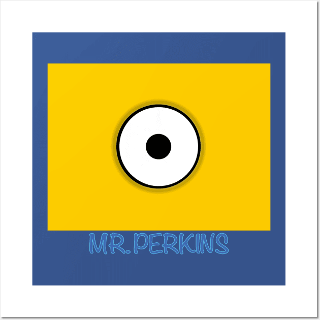 MINION USA DESPICABLE MR.PERKINS Wall Art by LuckYA